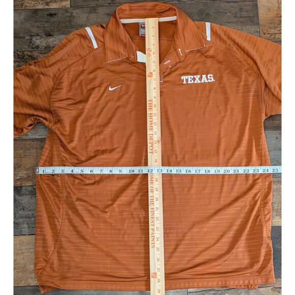 Nike Team Texas Longhorns XL Long Sleeve Performance Polo Shirt - Picture 4 of 5